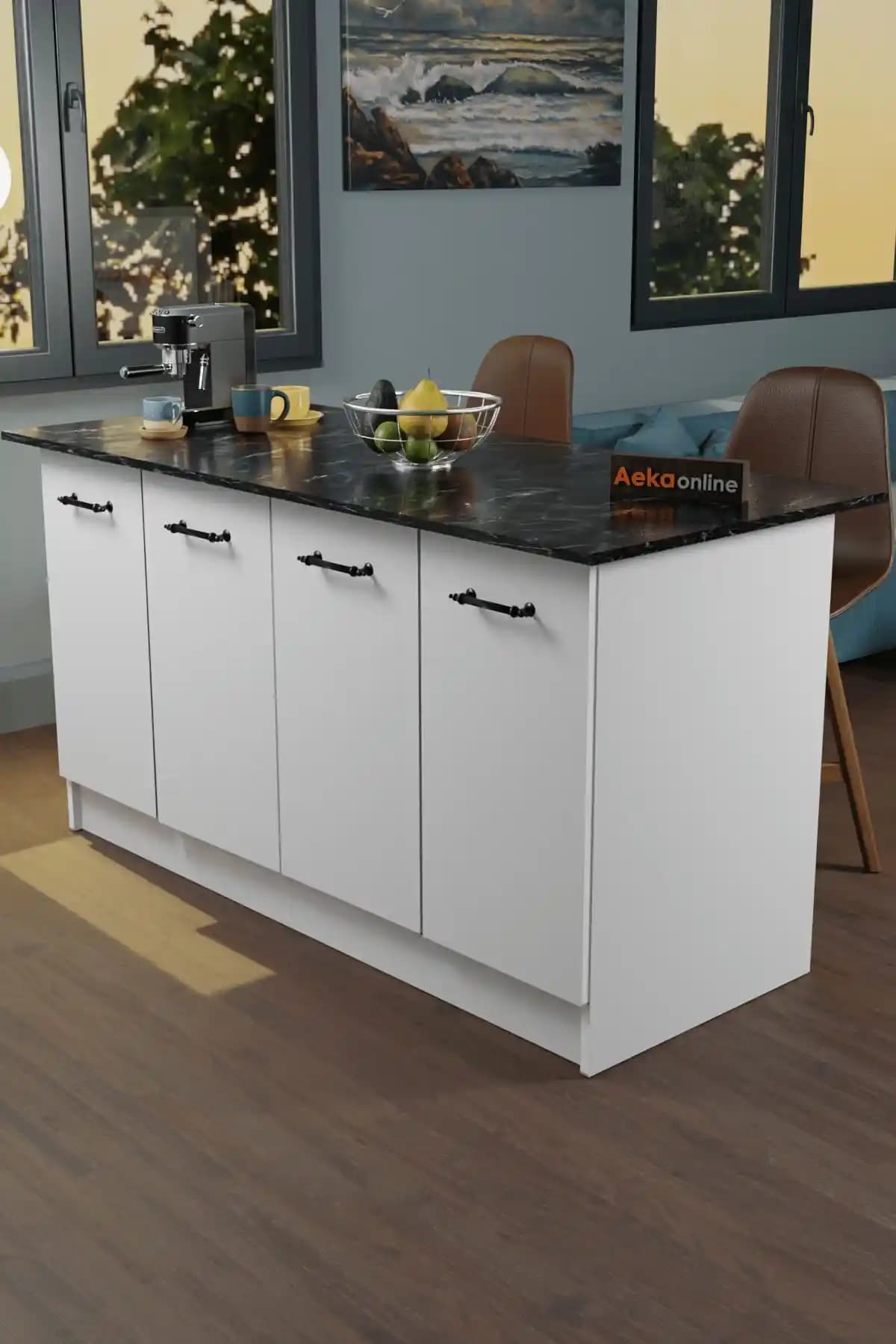 Aeka AE-2040 Vera Çok Amaçlı Mutfak Adası ve Bar Masası Özellikleri ve Tasarımı