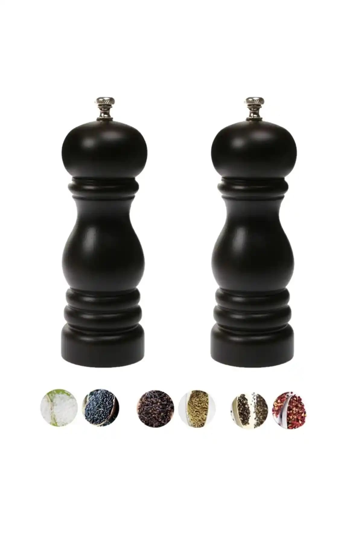 Ahşap Tuz Karabiber Öğütücü Seti: Şık ve İşlevsel Mutfak Aksesuarları