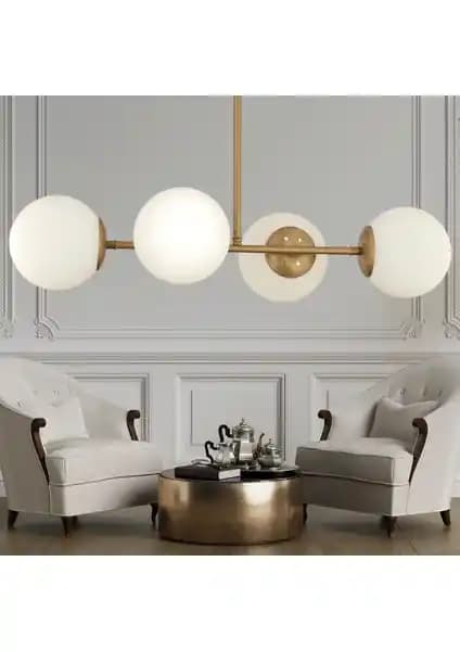 Apliqa Lema 4'lü Eskitme Modern Yemek Masası Üstü ve Avize Seti Detaylı İnceleme