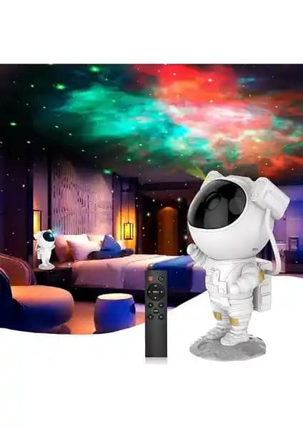 Astroboy Lighting Yıldız Projektör: Çocuk Odaları İçin Uzay Temalı Gece Lambası