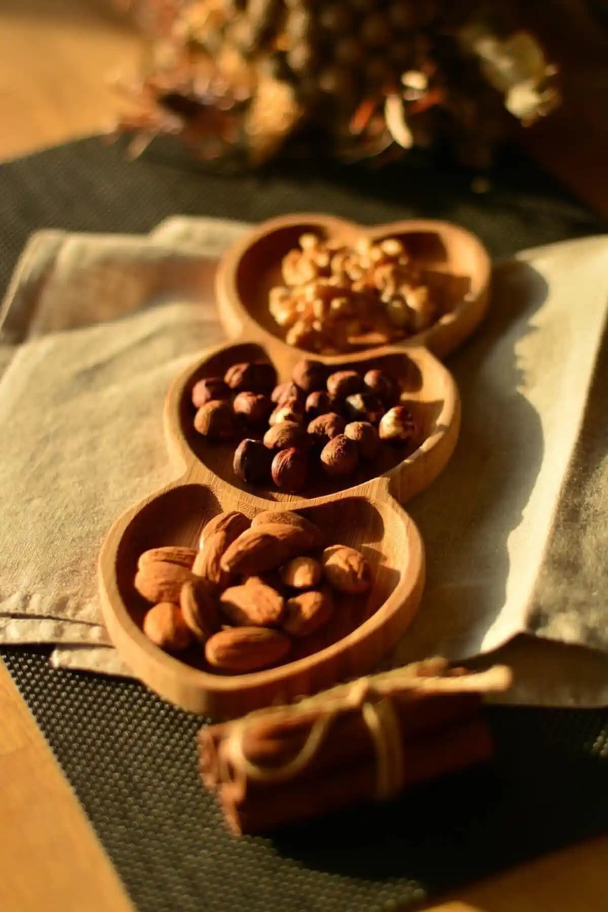 Bambum Amor 3'lü Cam Çerezlik Seti Estetik ve Dayanıklı Tasarım