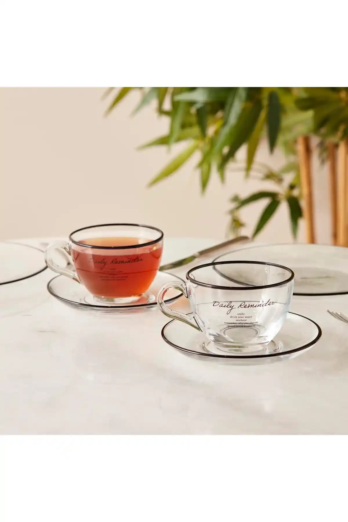 Bella Maison Günlük Kullanım İçin 2'li Çay Fincan Seti Estetik ve Dayanıklı Tasarım