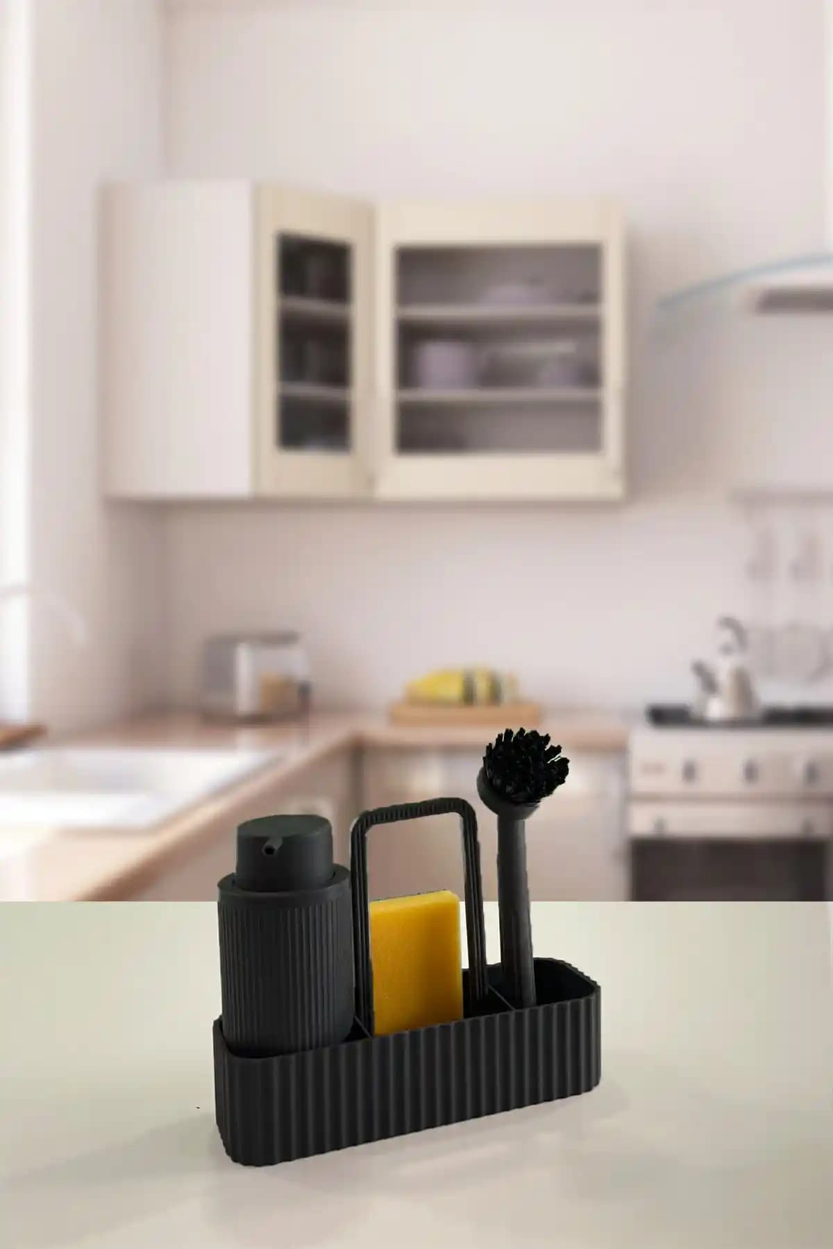 Biltas Plastik Milena Siyah Fırçalı Mutfak Seti: İşlevsel ve Estetik Çözüm