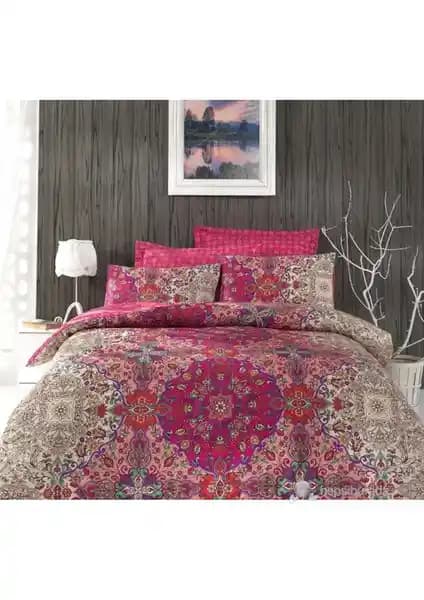 Cotton Box Tuğba Fuşya Çift Kişilik Saten Nevresim Takımı Detayları ve Özellikleri
