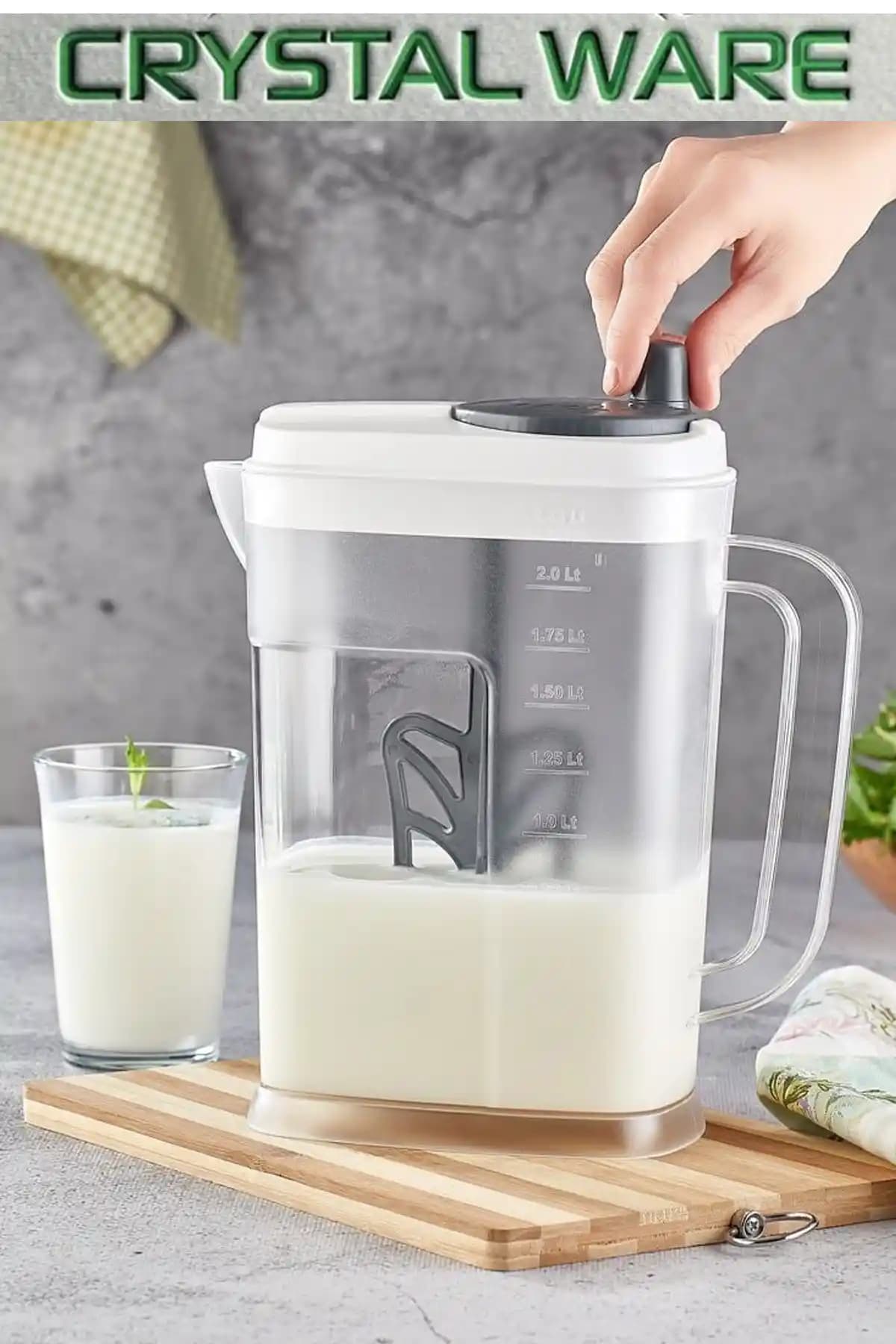 Crystal Ware Mikser Yayık Sürahi 2.2 Litre: Sağlıklı ve Pratik Mutfak Gereci
