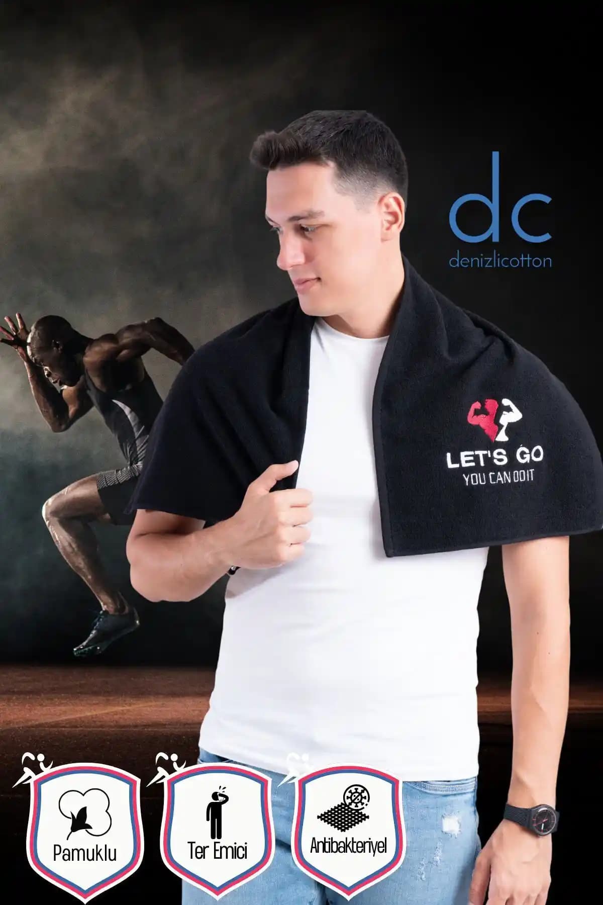 Denizlicotton Nakışlı Sporcu Havlusu: Estetik ve Fonksiyonellik Bir Arada