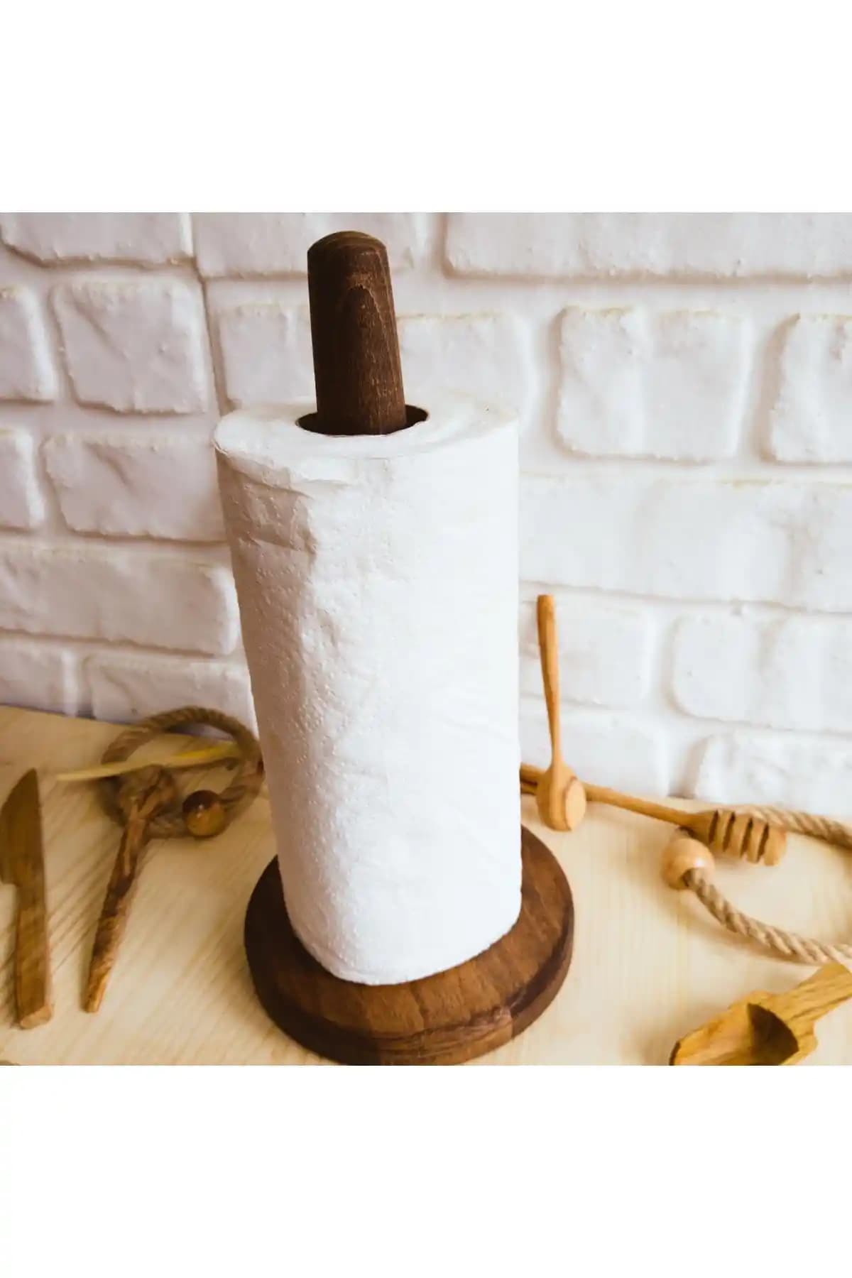 Ea Elizi Ahşap Ceviz Renkli Lüks Kağıt Havluluk İncelemesi ve Dekoratif Özellikleri