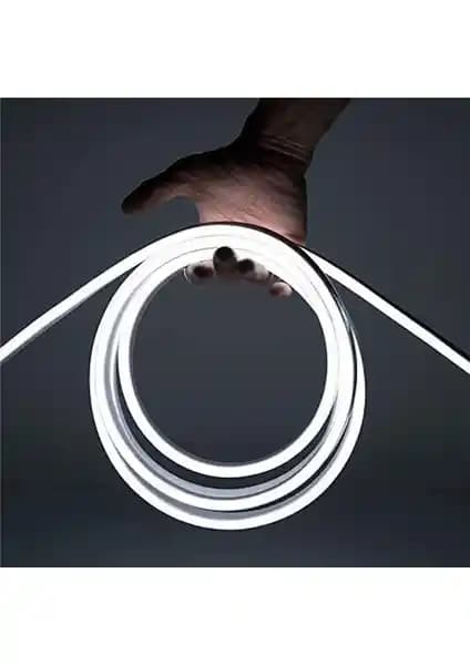 Ema Dükkan 12V 5 Metre Beyaz Neon LED Şerit Işık: Modern Dekorasyon İçin Dayanıklı ve Pratik Çözüm