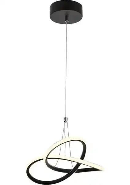 Eray Ay<dı>nlatma 9192 Siyah Tekli LED Avize Modern Tasarım ve Fonksiyonellik