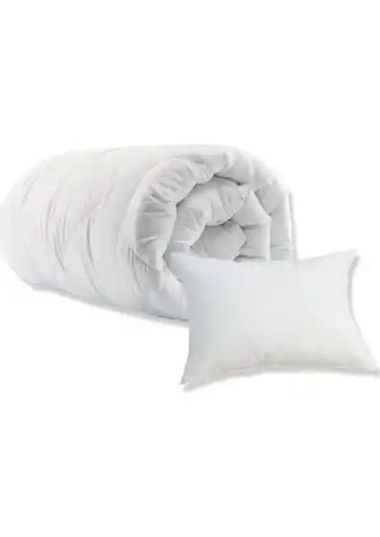 Eve Tek Kişilik Yorgan Seti ve Yastık: Hafif ve Sıcak Tutma Özelliğiyle Konfor Sağlar