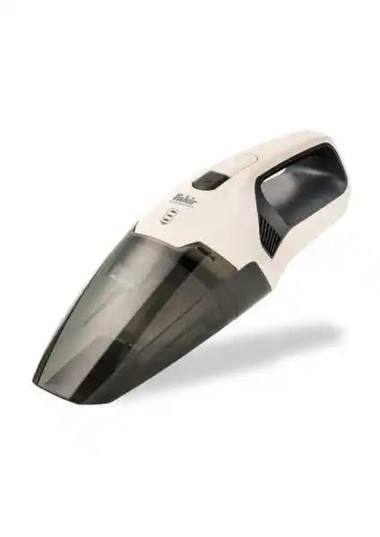 Fakir As 1072 NT Islak Kuru Şarjlı El Süpürgesi Krem Renkli Çok Yönlü Temizlik Aracı