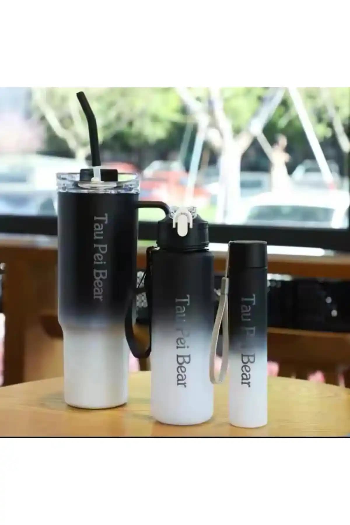 Genel Markalar 3'lü içiçe matara suluk seti: Pratik ve dayanıklı su taşıma çözümü