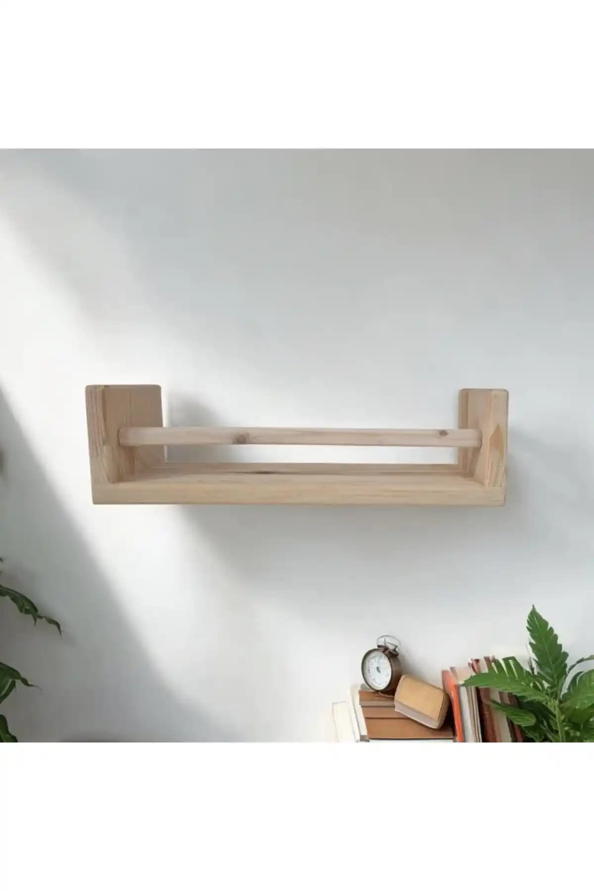 Genel Markalar Ahşap Raf 40 Cm Estetik ve Dayanıklı İç Mekan Dekorasyonu Ürünü