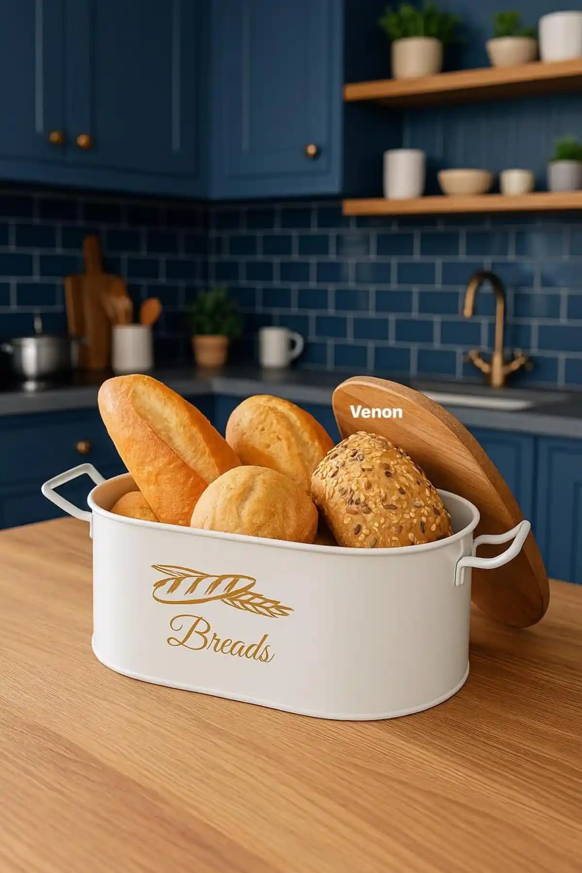 Genel Markalar Lüx Metal Kapaklı Desenli Ekmeklik İncelemesi ve Kullanım Özellikleri