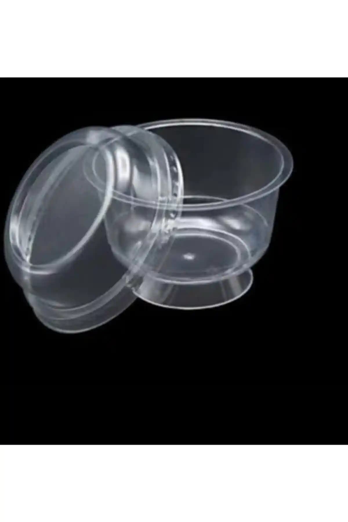 Genel Markalar Plastik Kristal Tatlı Kabı 180 ml şık ve dayanıklı servis çözümü