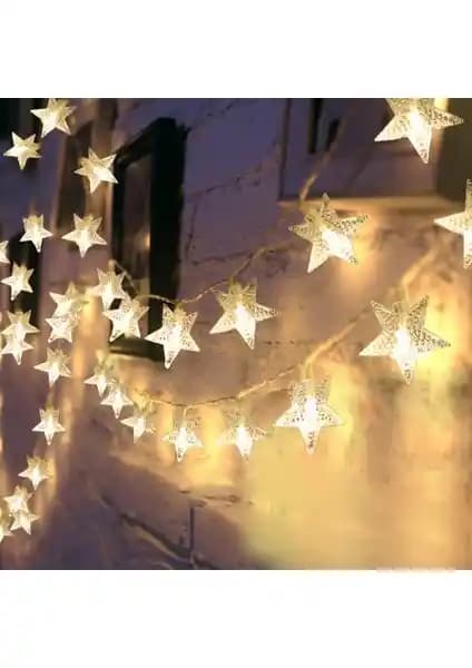 Glr Yıl<dı>z LED Dize 3 M Sarı Işık ile İç Mekan Dekorasyonunda Estetik ve İşlevsellik