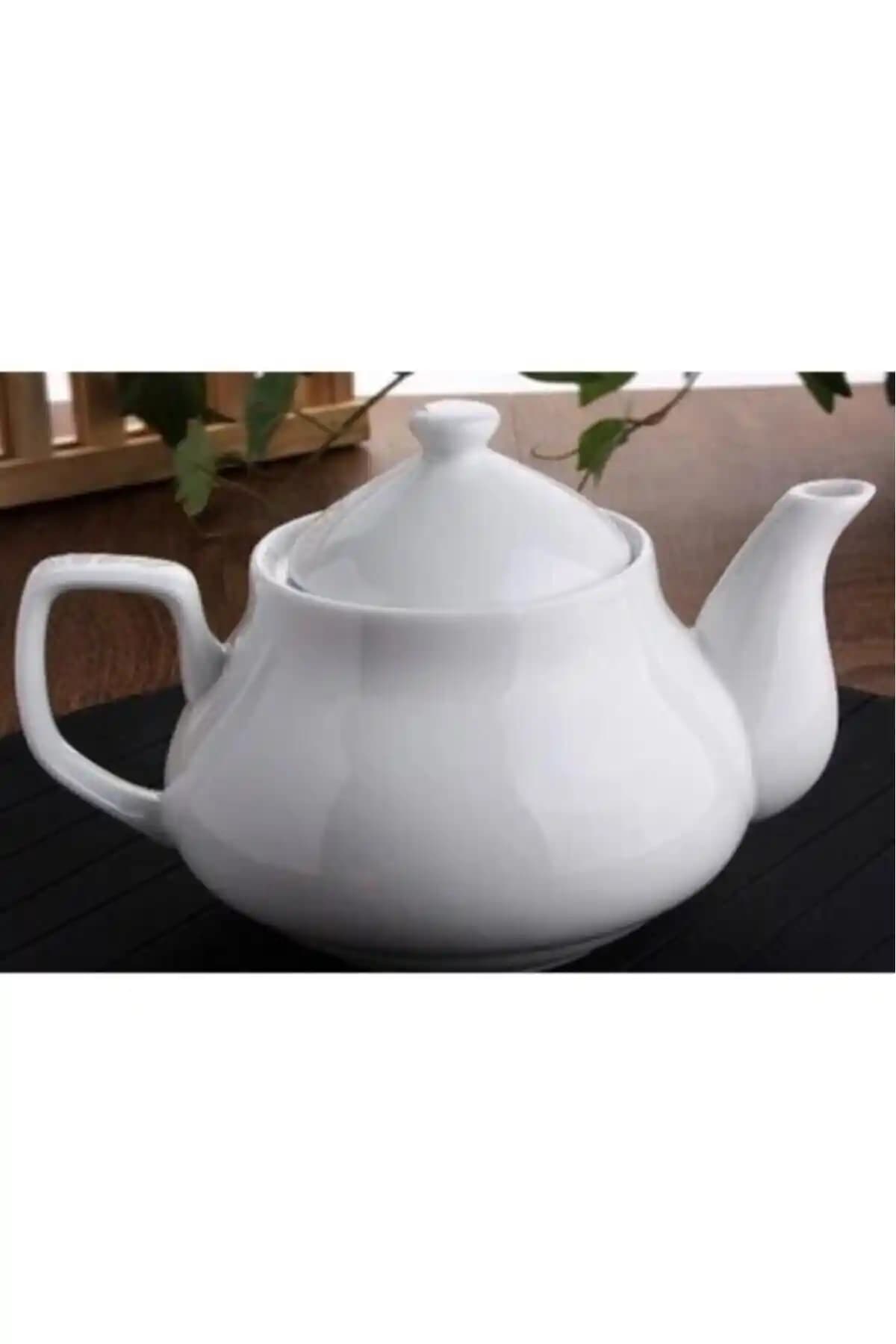 GÖNÜL 750 ml Porselen Demlik: Estetik ve Dayanıklı Çay Demliği Tasarımı