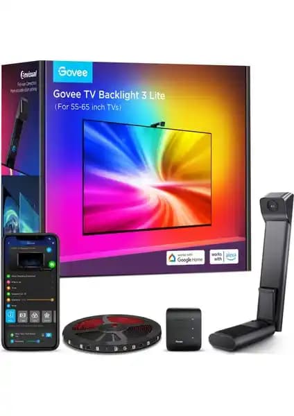 Govee Envisual Led 3 Lite TV Arka Işık Şeridi Modern Atmosfer Yaratma Çözümü