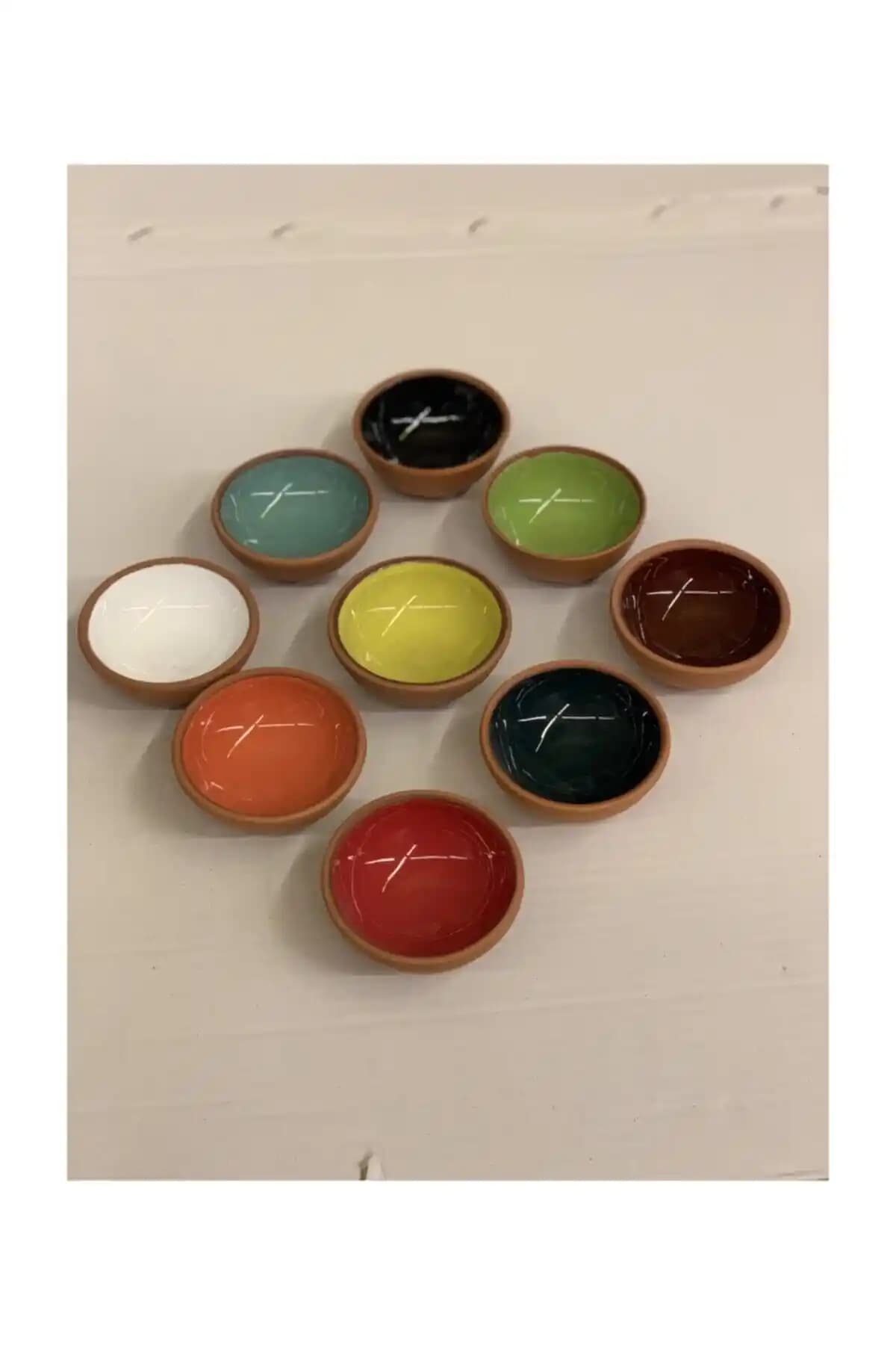 Güray Küçük Tasarımı Naturel İç Renkli Kahvaltılık Sosluk Seti Pratik ve Estetik Mutfak Aksesuarı