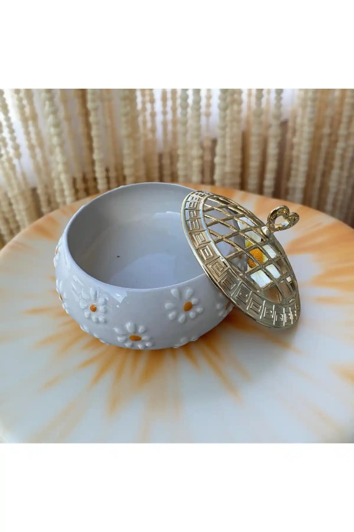 İlbay Çini Seramik Takı ve Poyraz Şekerlik Seti Doğal ve Estetik Tasarım