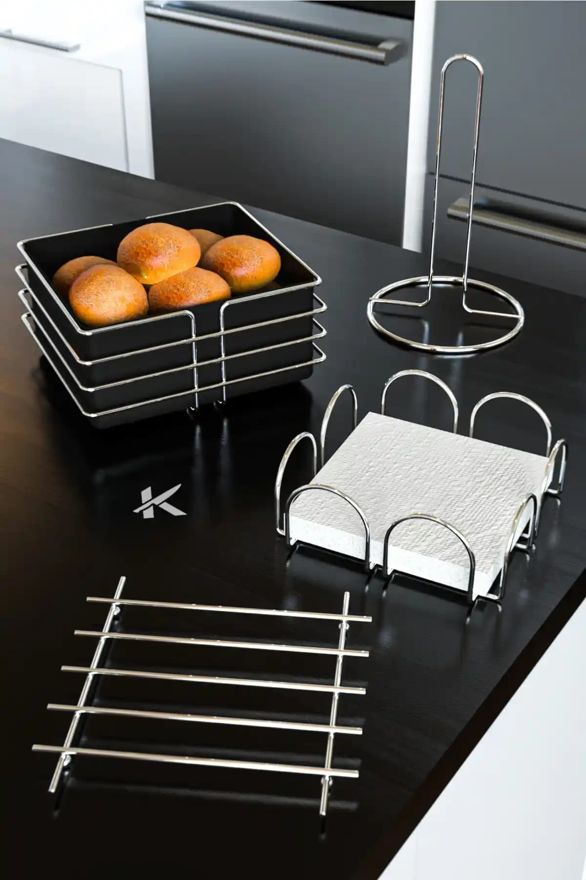 KARTEYA Paslanmaz Güç Mutfak Servis Seti: Estetik ve Dayanıklı Tasarım Özellikleri