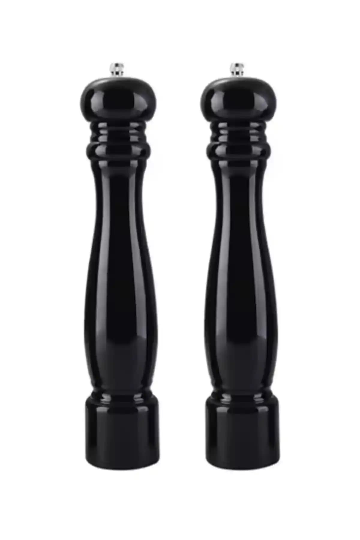 Kitchen Design Lab Siyah Ahşap Manuel Tuzluk ve Karabiberlik Değirmeni Ürün Özellikleri ve Kullanım Rehberi