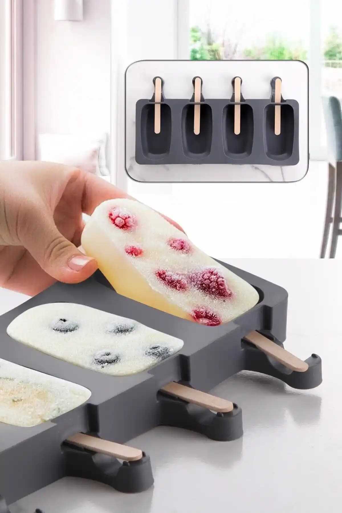 Kitchen Live Magnum Silikon Dondurma Kalıbı: Pratik ve Esnek Mutfak Aracı