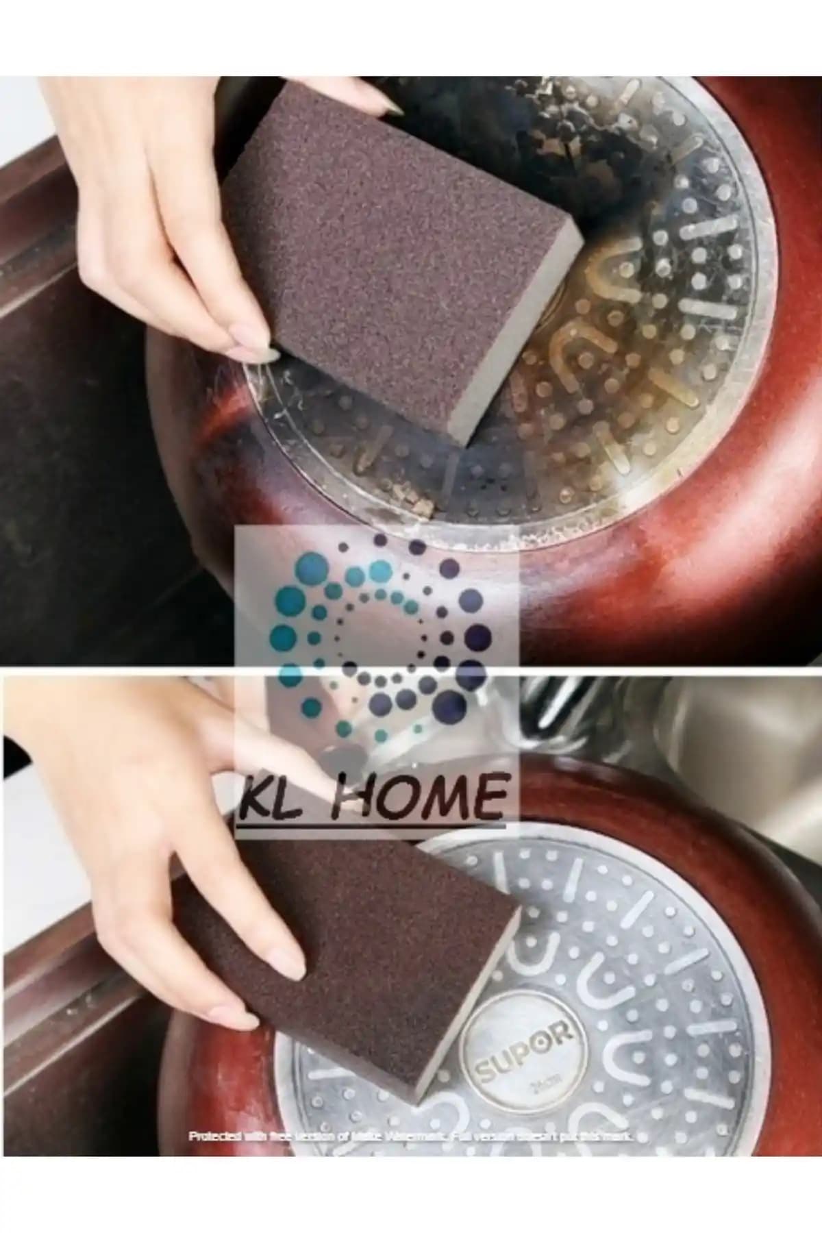 KL HOME Yeni Nesil Sünger Zımpara Takozu Metal ve Ahşap Yüzey Temizliğinde Etkili Çözüm