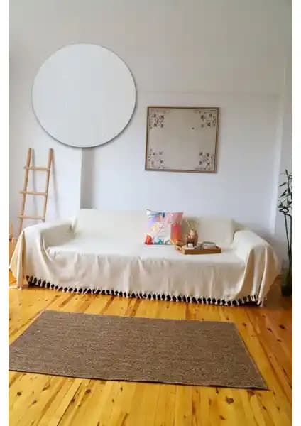 Koza Mix Kolları Örten Koltuk Örtüsü: Dayanıklı ve Estetik Pamuk Kumaş ile Koruma ve Dekorasyon