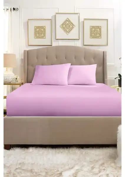 Lady Moda Çift Kişilik %100 Pamuklu Penye Lastikli Çarşaf: Yüksek Kalite ve Konfor Sunar