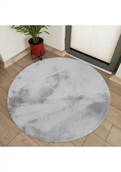 Lagom Life Yuvarlak Peluş Halı: Modern Dekorasyon İçin Konfor ve Estetik Çözüm