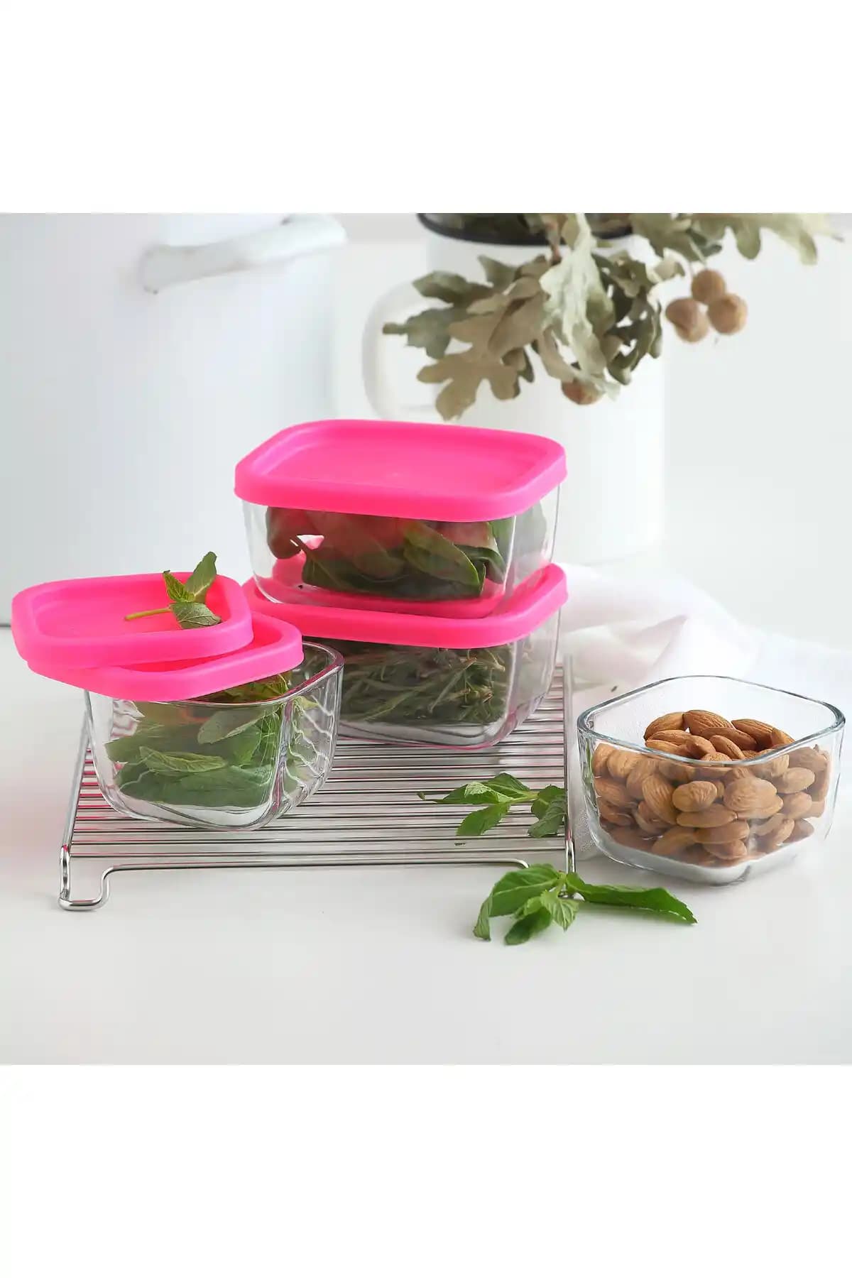 LAV Cube Cam Saklama Kabı: Şık ve Pratik Mutfak Düzeni Çözümü