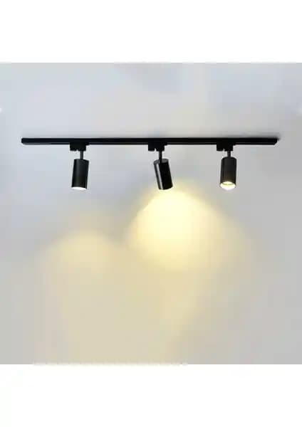 Ledim Led 360 Derece LED Ray Spot Siyah Kasa Gün Işığı: Modern İç Mekanlar İçin Pratik Aydınlatma Çözümü