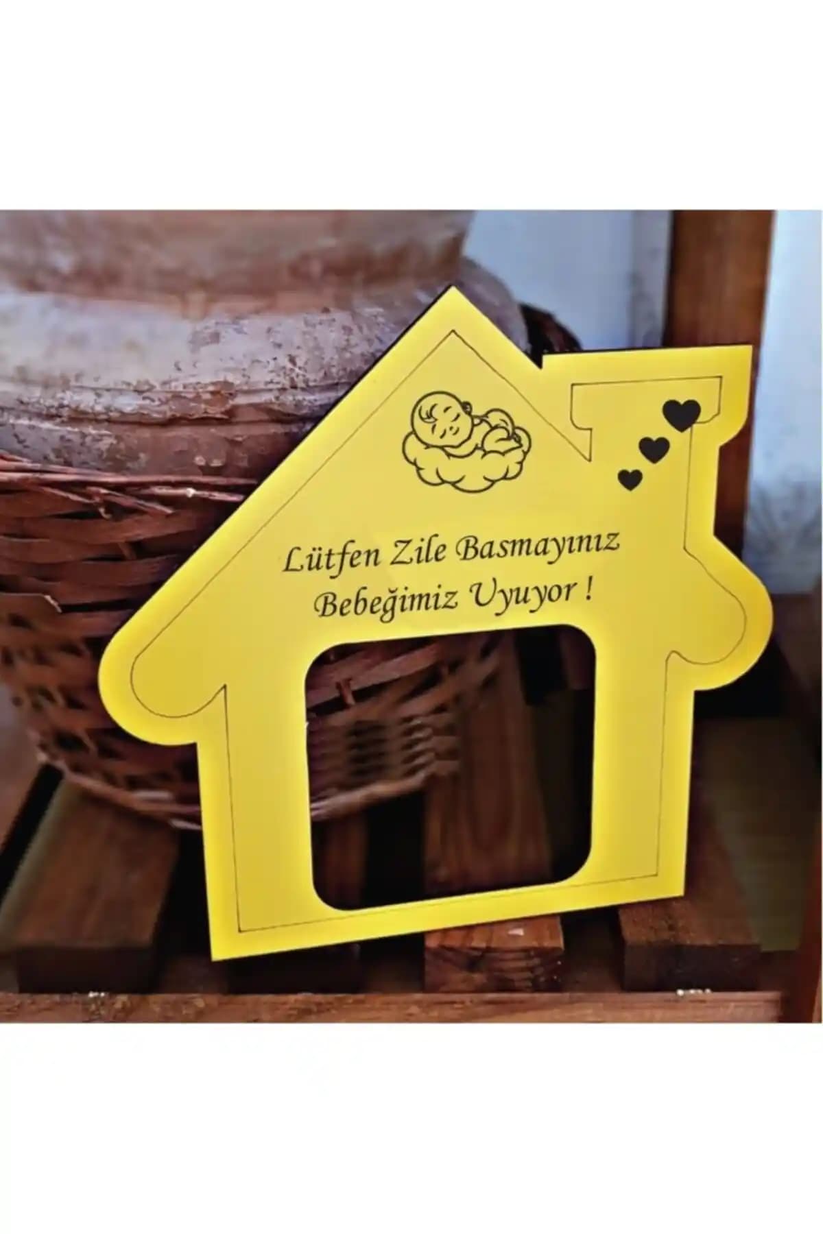 Miana Lazer Bebek Uyuyan Yazılı Zil Priz Uyarı Süsü Güvenlik ve Estetik Bir Çözüm