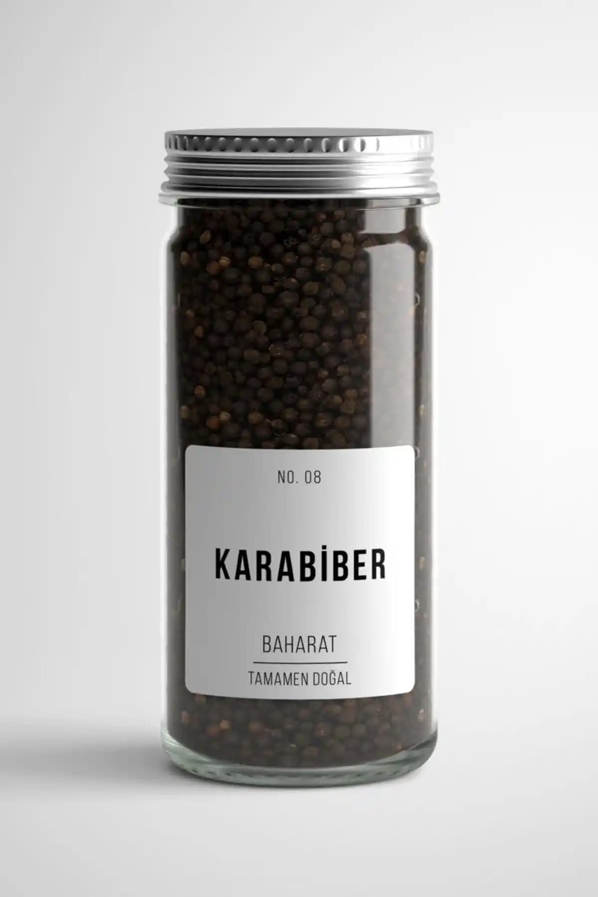 Modern Tasarım Baharat ve Bakliyat Kavanoz Etiketi: Estetik ve Fonksiyonellik Bir Arada