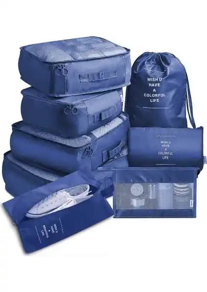 Mundo Venta 8 Parça Valiz Düzenleyici Seti: Seyahatlerde Pratik ve Dayanıklı Organizatör