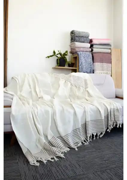 Mutlu Çeyiz Diamond Pamuklu Koltuk ve Kanepe Örtüsü 180x300 cm Şık ve Çok Yönlü Kullanım