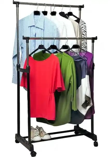 Mynila Tekerlekli Elbise Askısı: Çok Yönlü Kullanım ve Pratik Tasarım Özellikleri