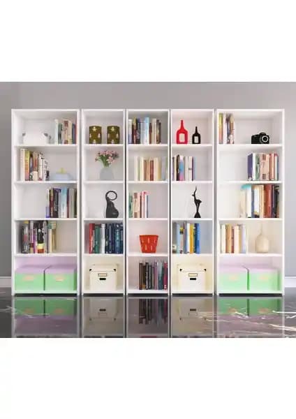 Nur Mobilya 5'li Kitaplık Karşılaştırması: Arkalıklı ve Arkalıksız Modellerin Özellikleri