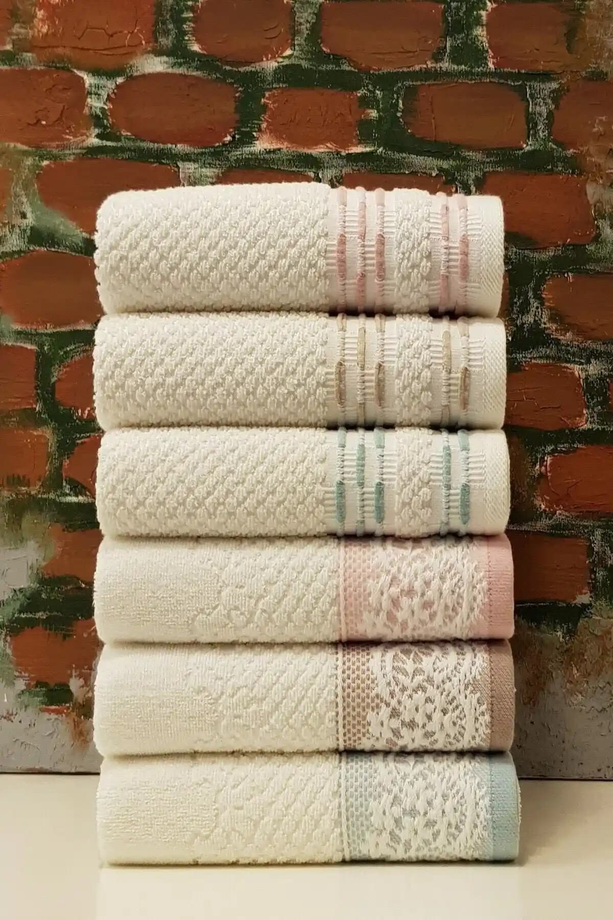 Özdilek 6'lı Evony Bronie Havlu Seti Bej Renk Modern ve Dayanıklı Tasarım