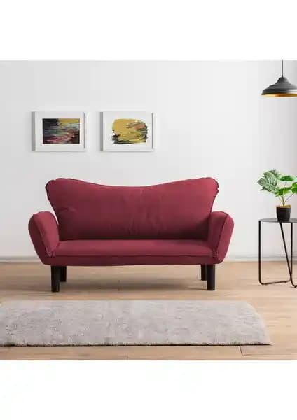 Pafu Chatto İkili Yataklı Koltuk Bordo: Modern ve Fonksiyonel Oturma Ünitesi