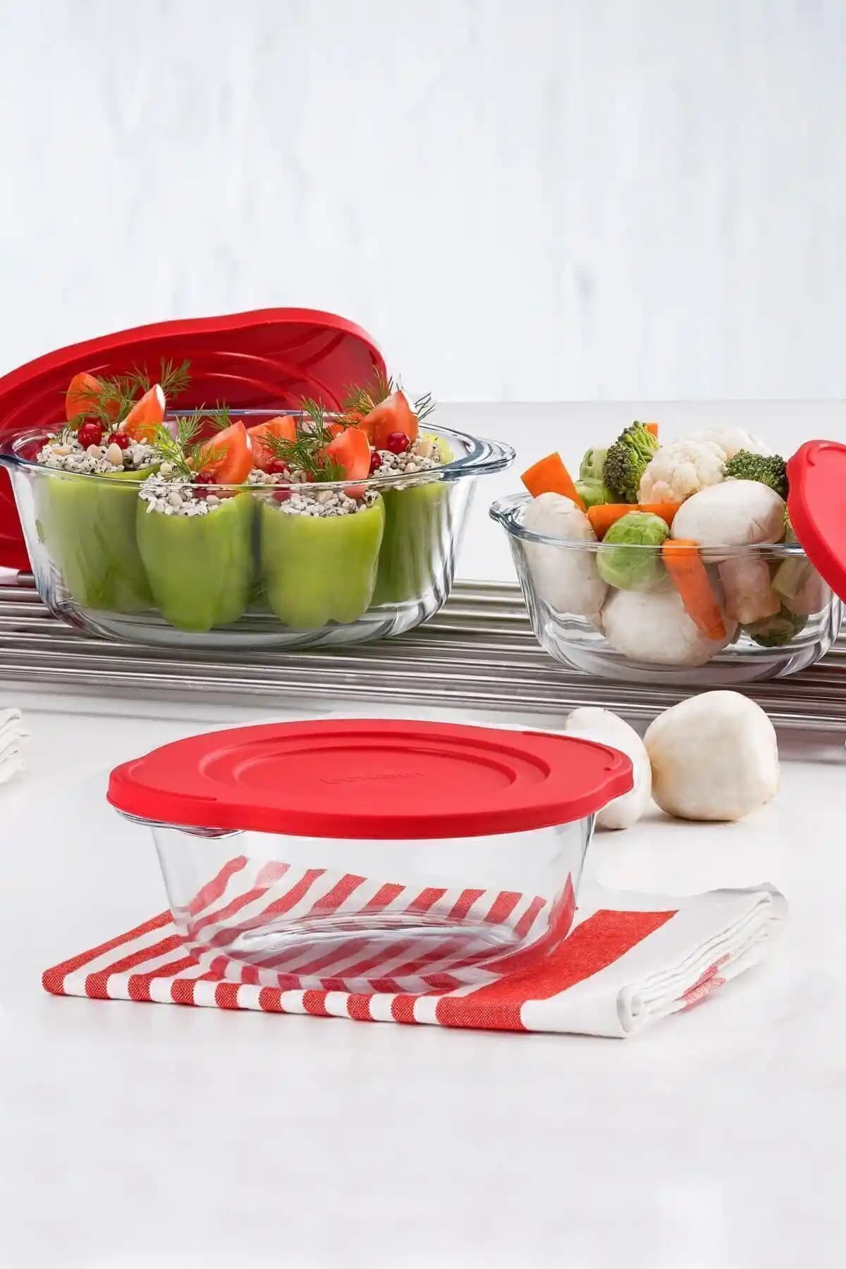 Paşabahçe 3'lü Borcam Tencere Seti Kapaklı: Dayanıklı ve Pratik Mutfak Çözümü