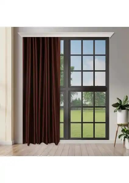 Perhal Kahverengi Black Out ve Perle Home Açık Gri Fon Perdeleri Karşılaştırması