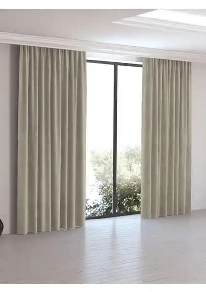 Perle Home Daily Series Fon Perdeler Karşılaştırması: Keten ve Ada Çayı Renkleri