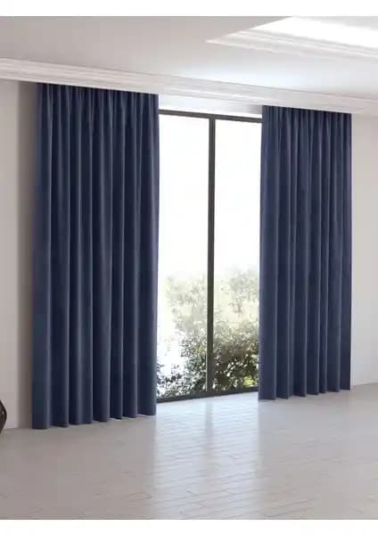 Perle Home Daily Series Uzay Mavisi Ada Fon Perde ve Rech Home Taç Blackout Karşılaştırması