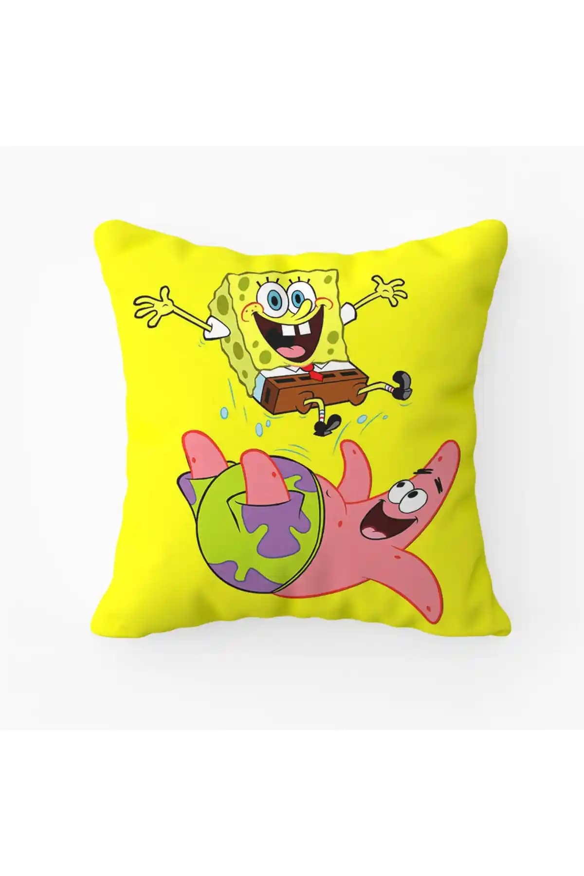 Puffbutik Sungerbob Yastık: Renkli ve Dayanıklı Çocuk Dekorasyonu Seçeneği