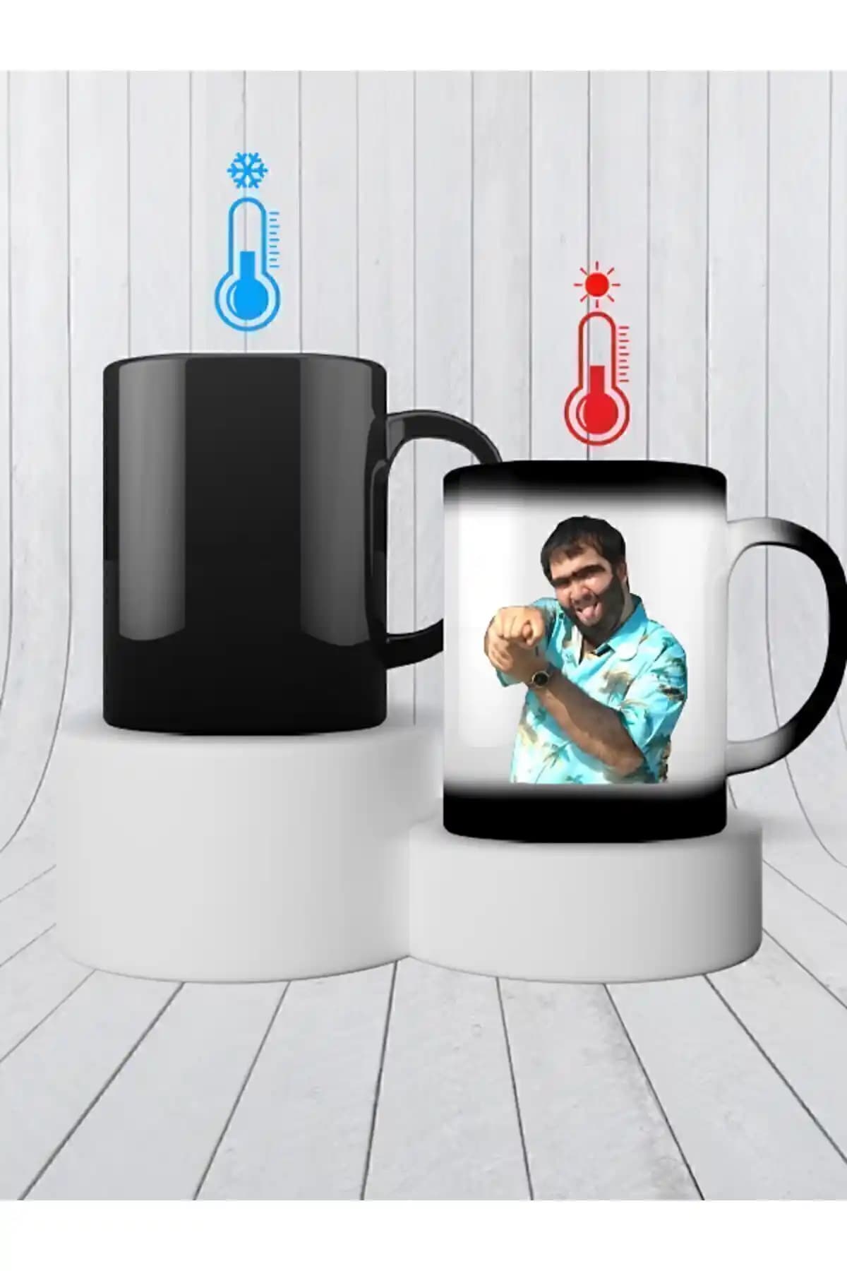 Recep Ivedik Temalı Kişiselleştirilebilir Çift Taraflı Baskılı Kupa 325 ml