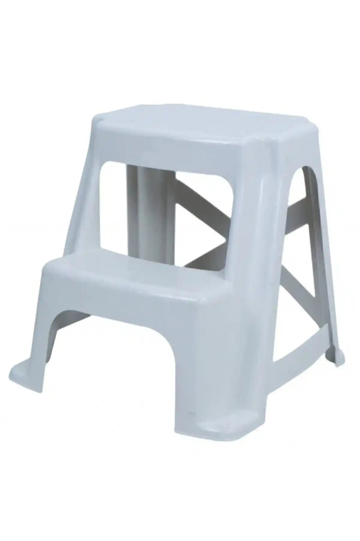Sağlam Plastik Basamaklı Tabure Beyaz: Dayanıklı ve Estetik İç ve Dış Mekan Kullanımı