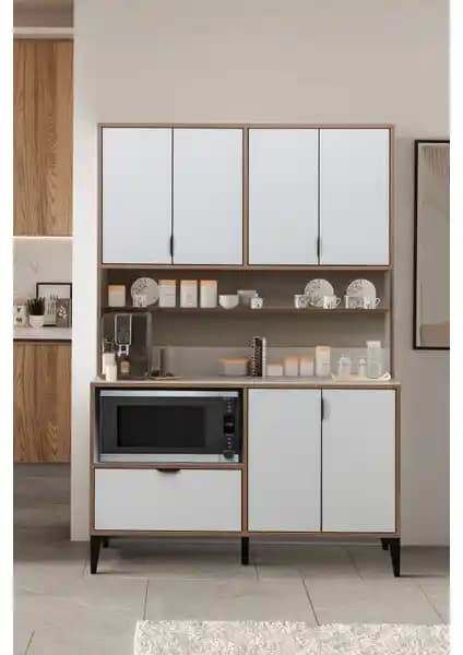 Sarmobi Arden 7 Kapaklı Kahve Köşesi Modern ve Çok Amaçlı Tasarım Özellikleri