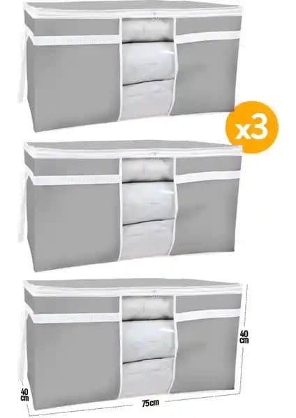 Serstil Pencereli Yastık Yorgan Hurcu: Fonksiyonel ve Pratik Depolama Çözümü